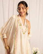 Load image into Gallery viewer, Ivory Kaftan Kurta + T pants
