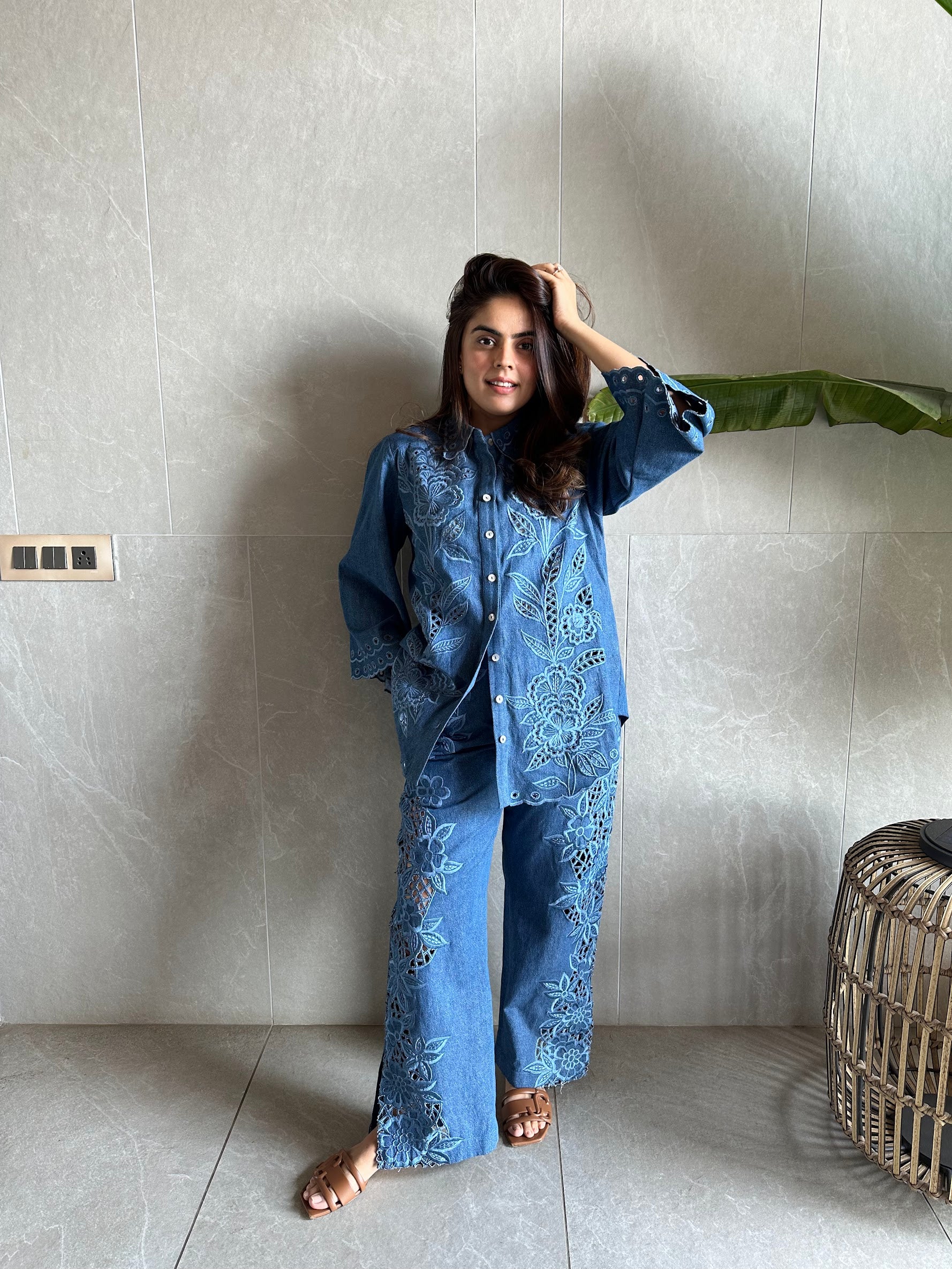 Blue pants