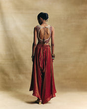 Load image into Gallery viewer, Lovely blouse with low crotch pants
