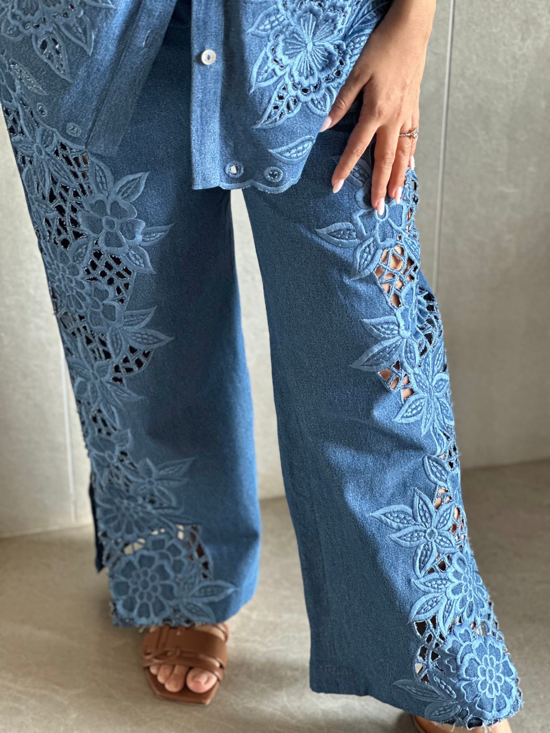 Blue pants