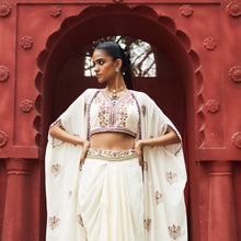 Load image into Gallery viewer, Ivory Cape Set
