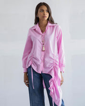Load image into Gallery viewer, Pink Drawstring Shirt
