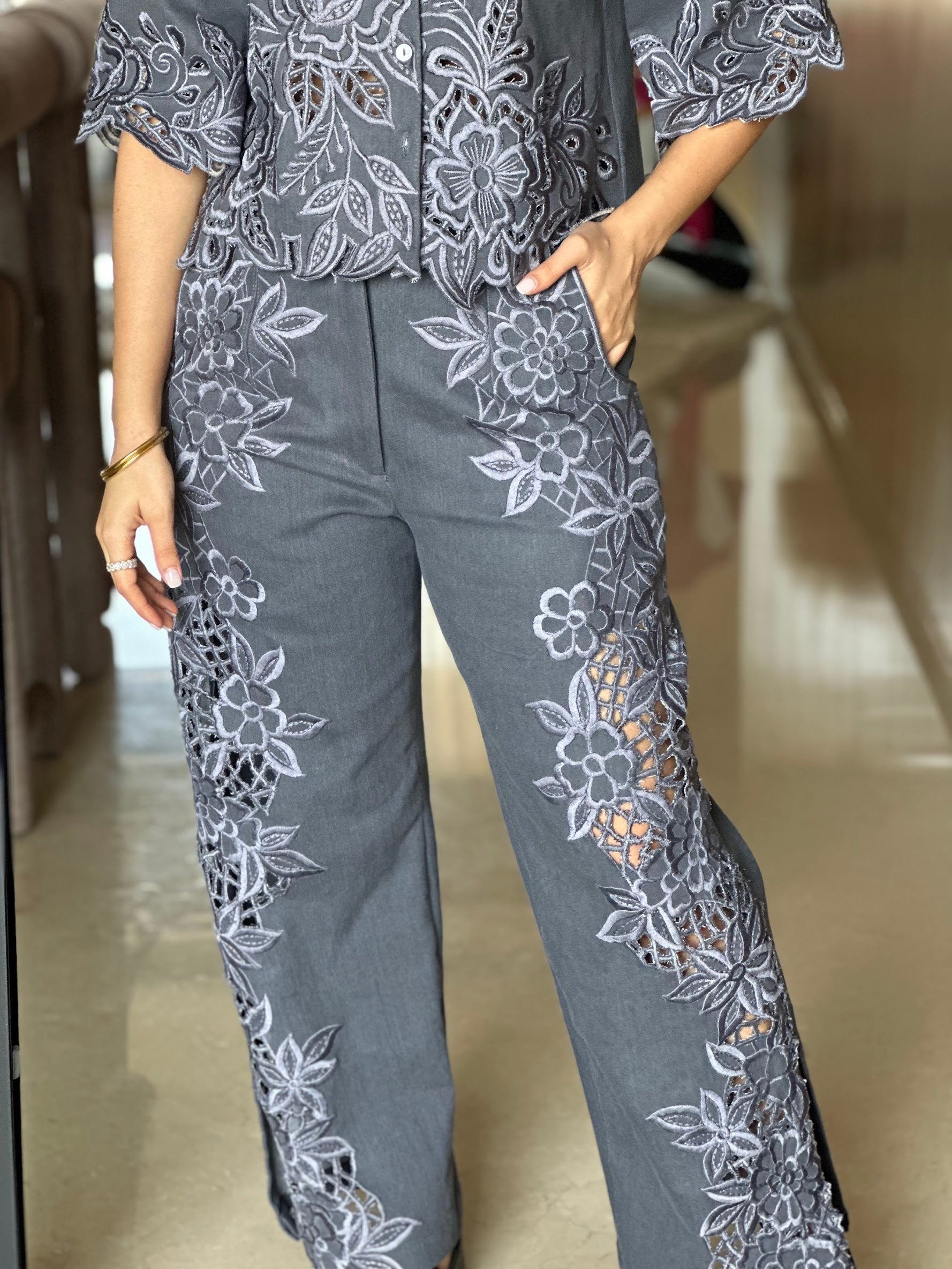 Grey Pants