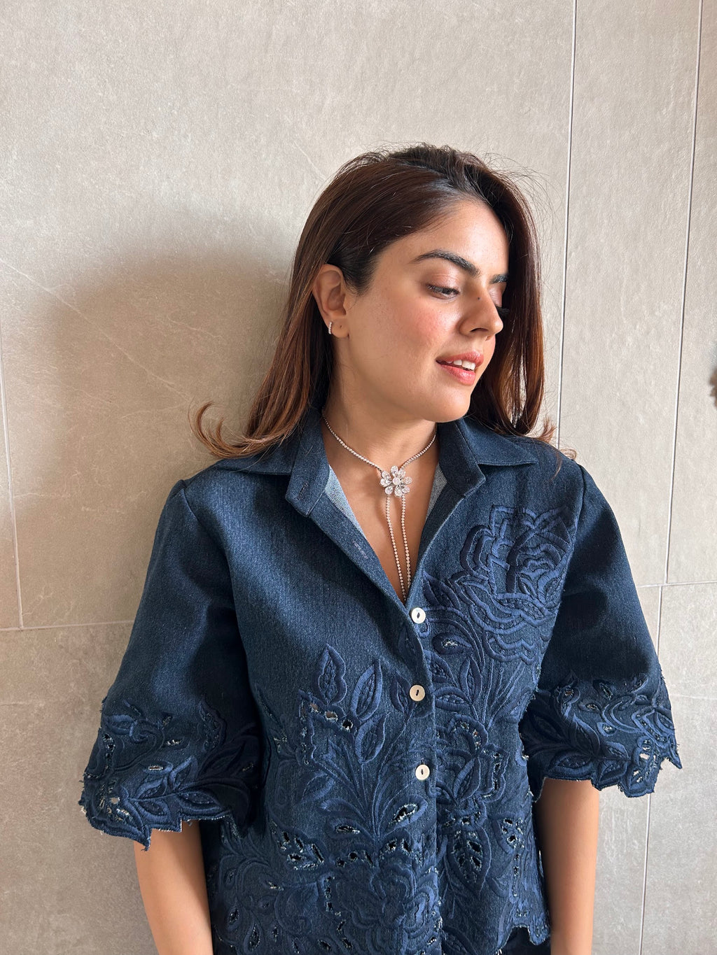 Dark Blue Shirt
