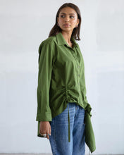 Load image into Gallery viewer, Green Drawstring Shirt
