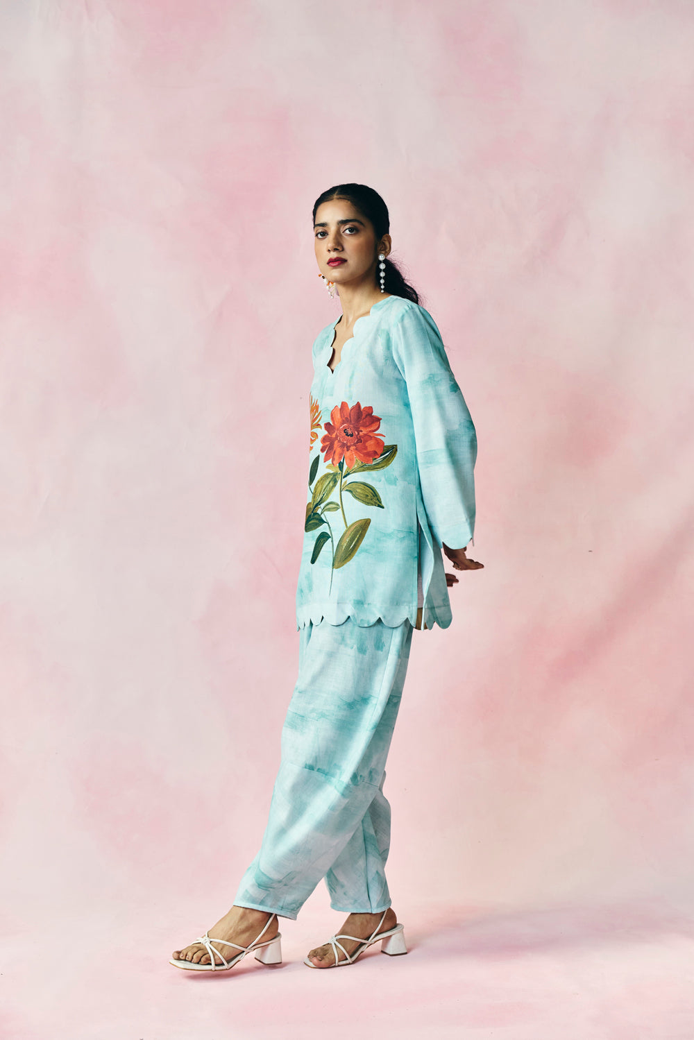 Celeste Blue Kurta Set