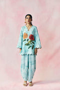 Celeste Blue Kurta Set