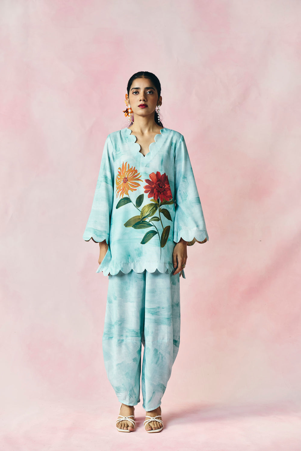 Celeste Blue Kurta Set