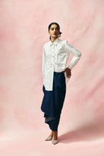 Load image into Gallery viewer, Ivory Appliqué Set With Denim Skirt
