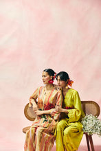 Load image into Gallery viewer, Saffron Stripe Kurta Set
