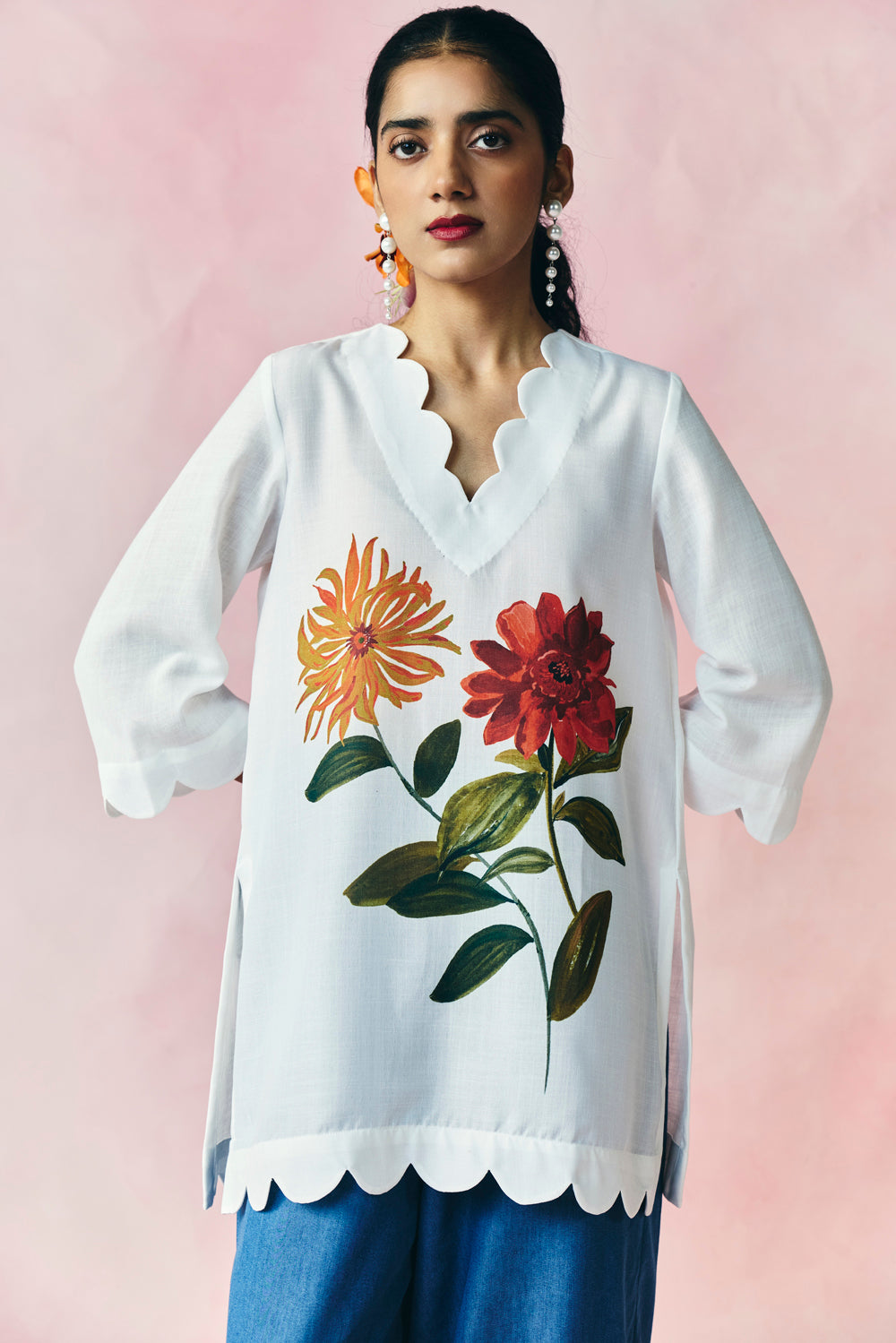 Moon Petal Kurta Set