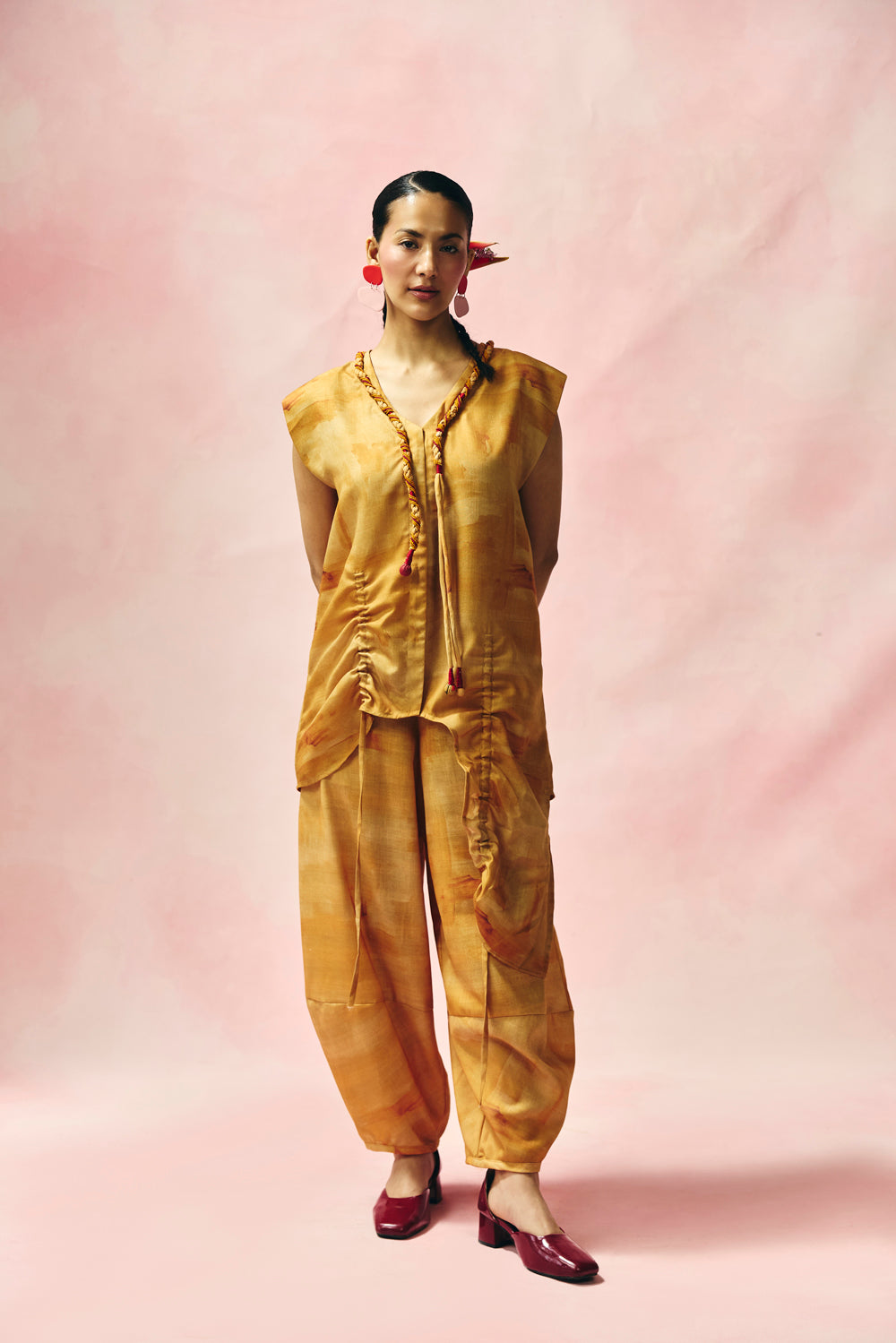 Saffron Petal Statement Co-ord