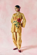 Saffron Petal Kurta Set