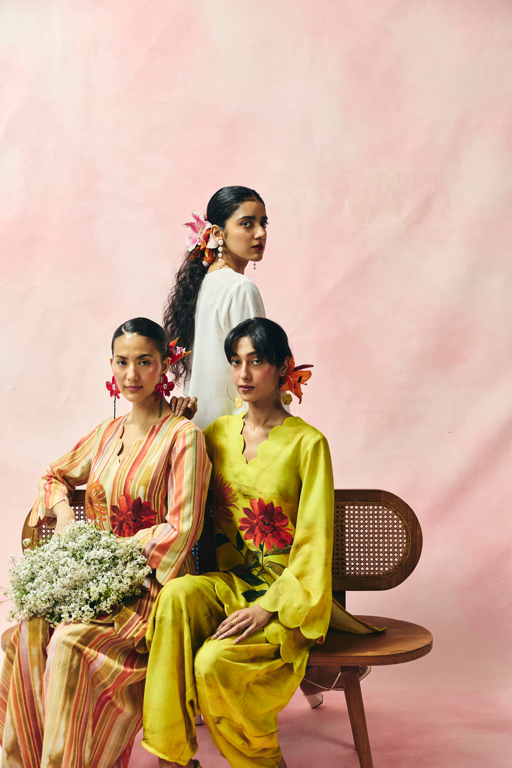 Lime Blossom Kurta Set
