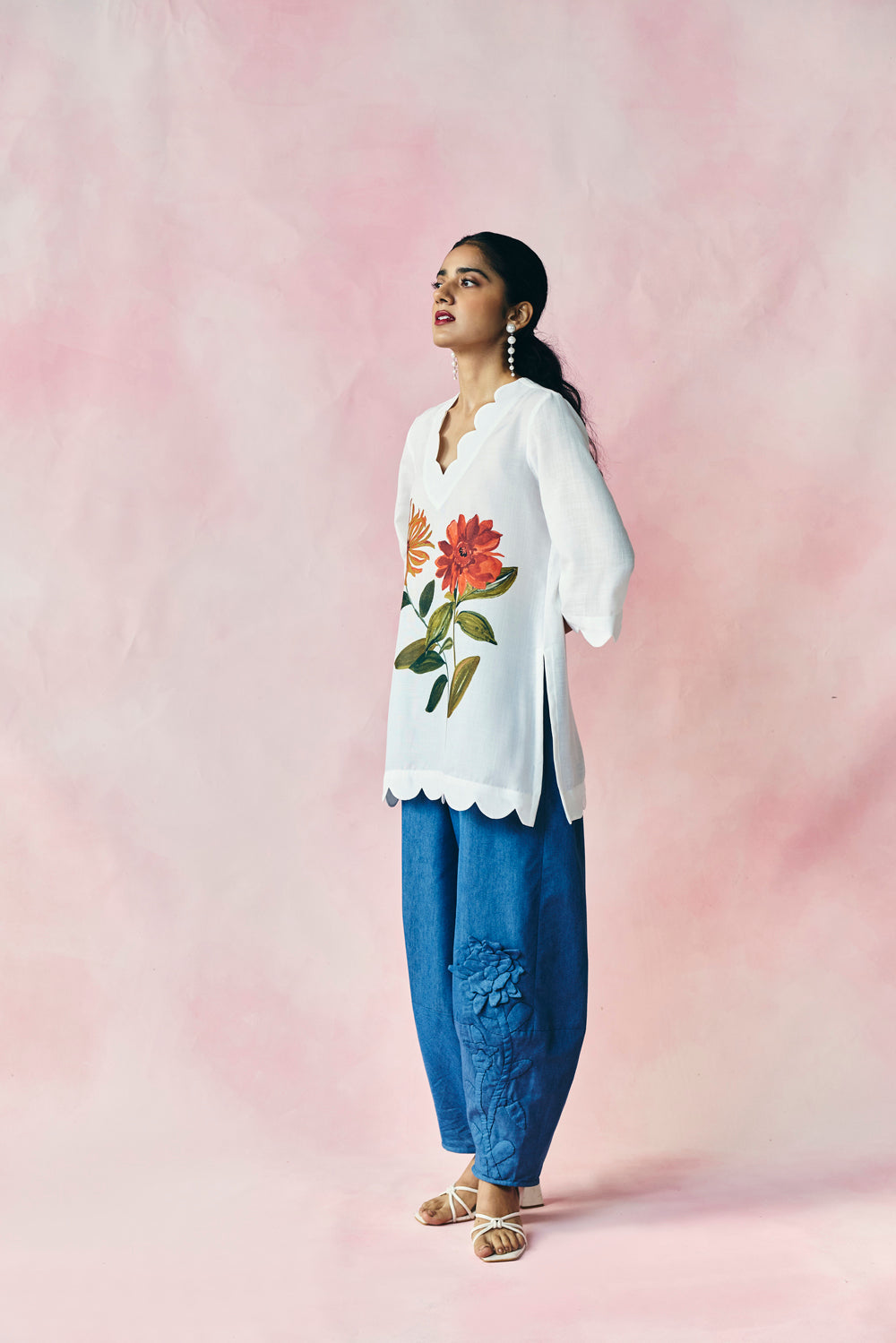Moon Petal Kurta Set