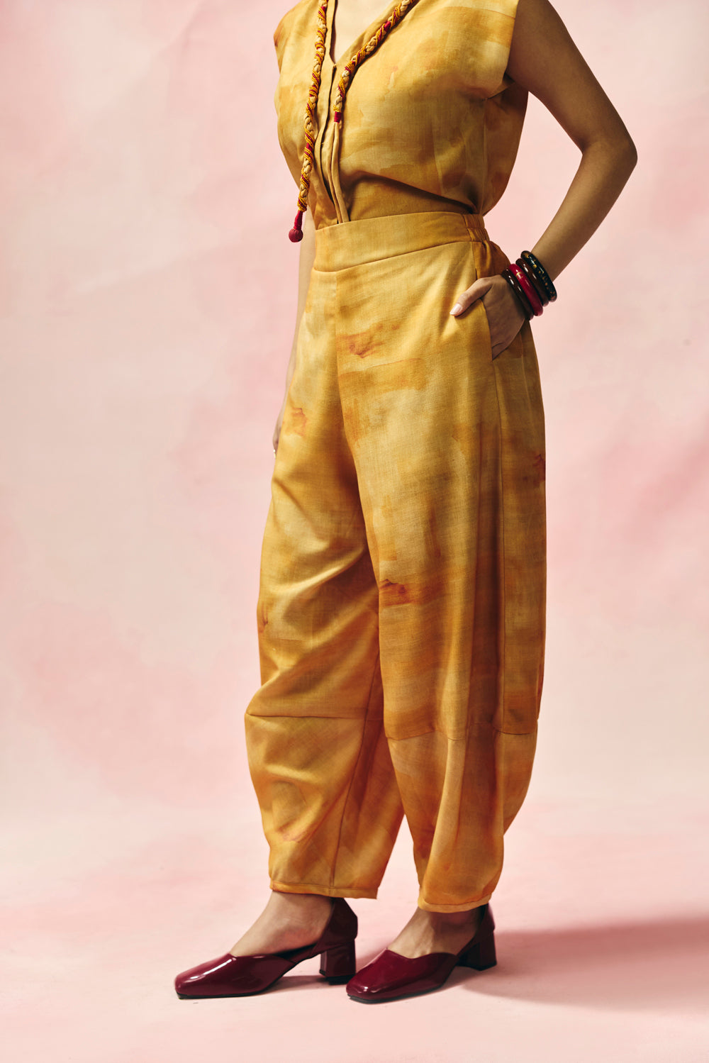 Saffron Petal Statement Co-ord