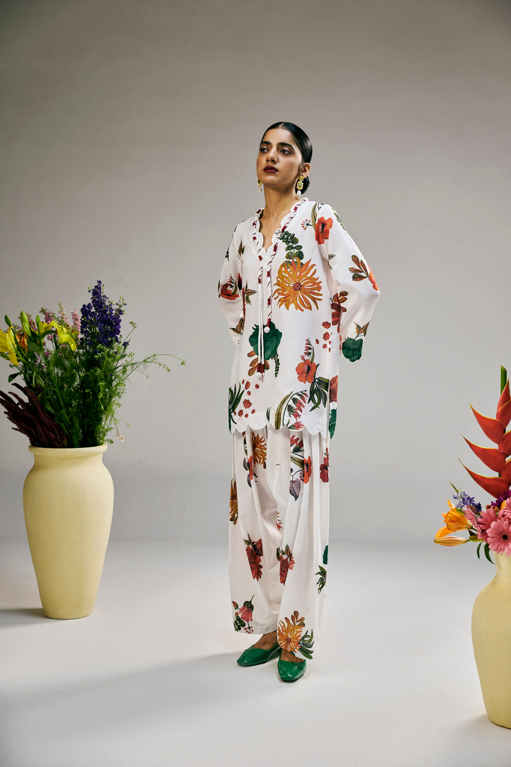Moon Petal Jaal Kurta Set