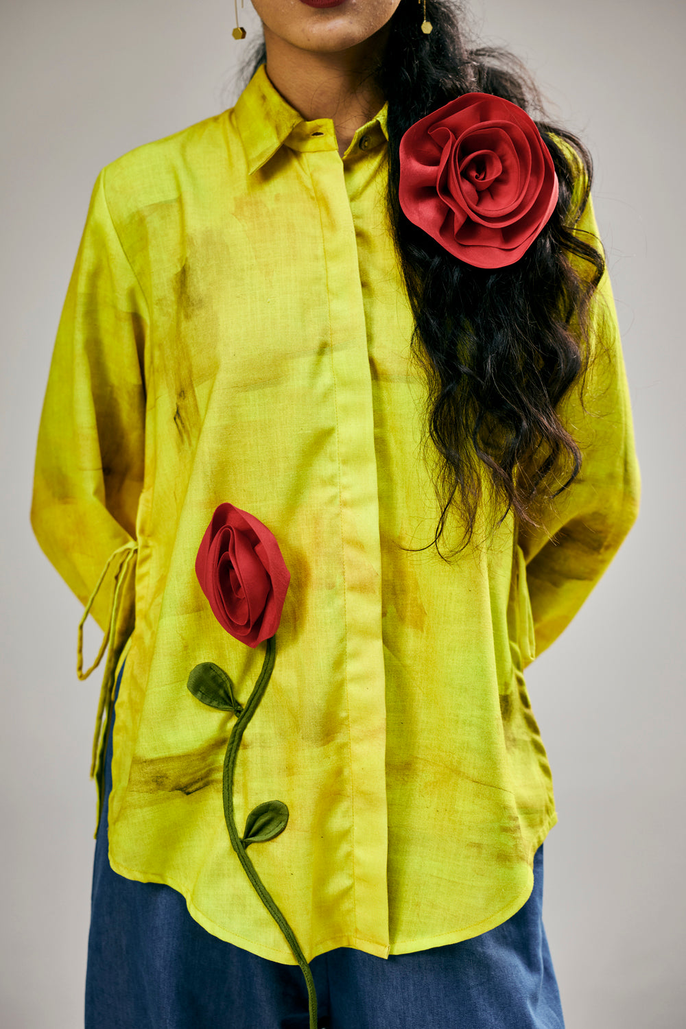 Lime Blossom Appliqué Set