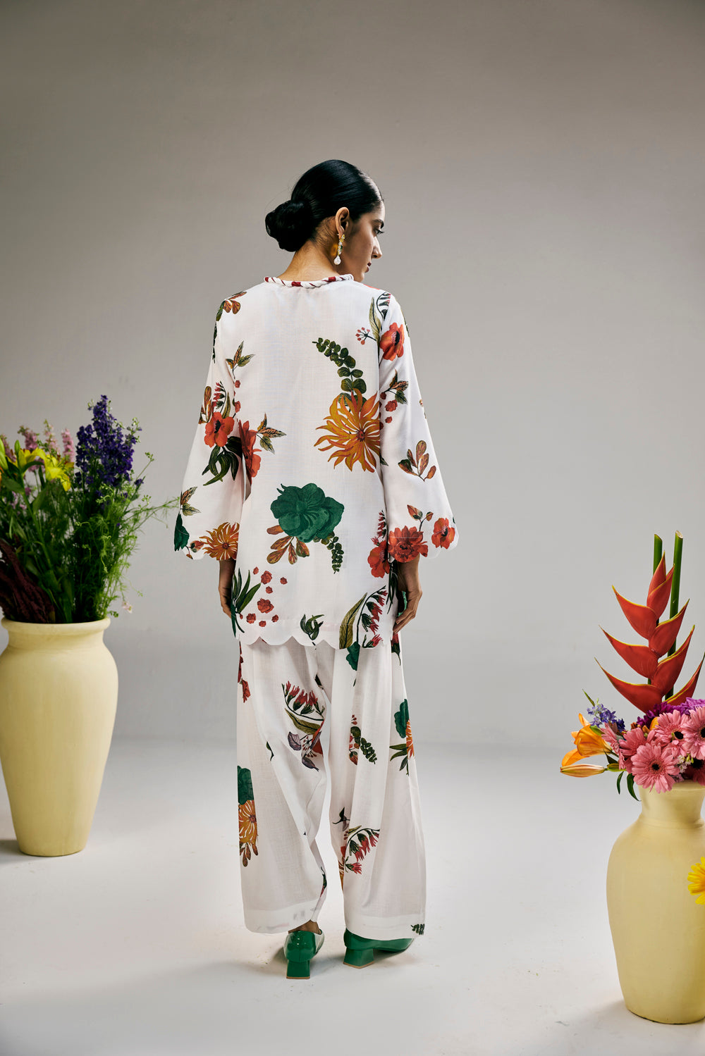 Moon Petal Jaal Kurta Set