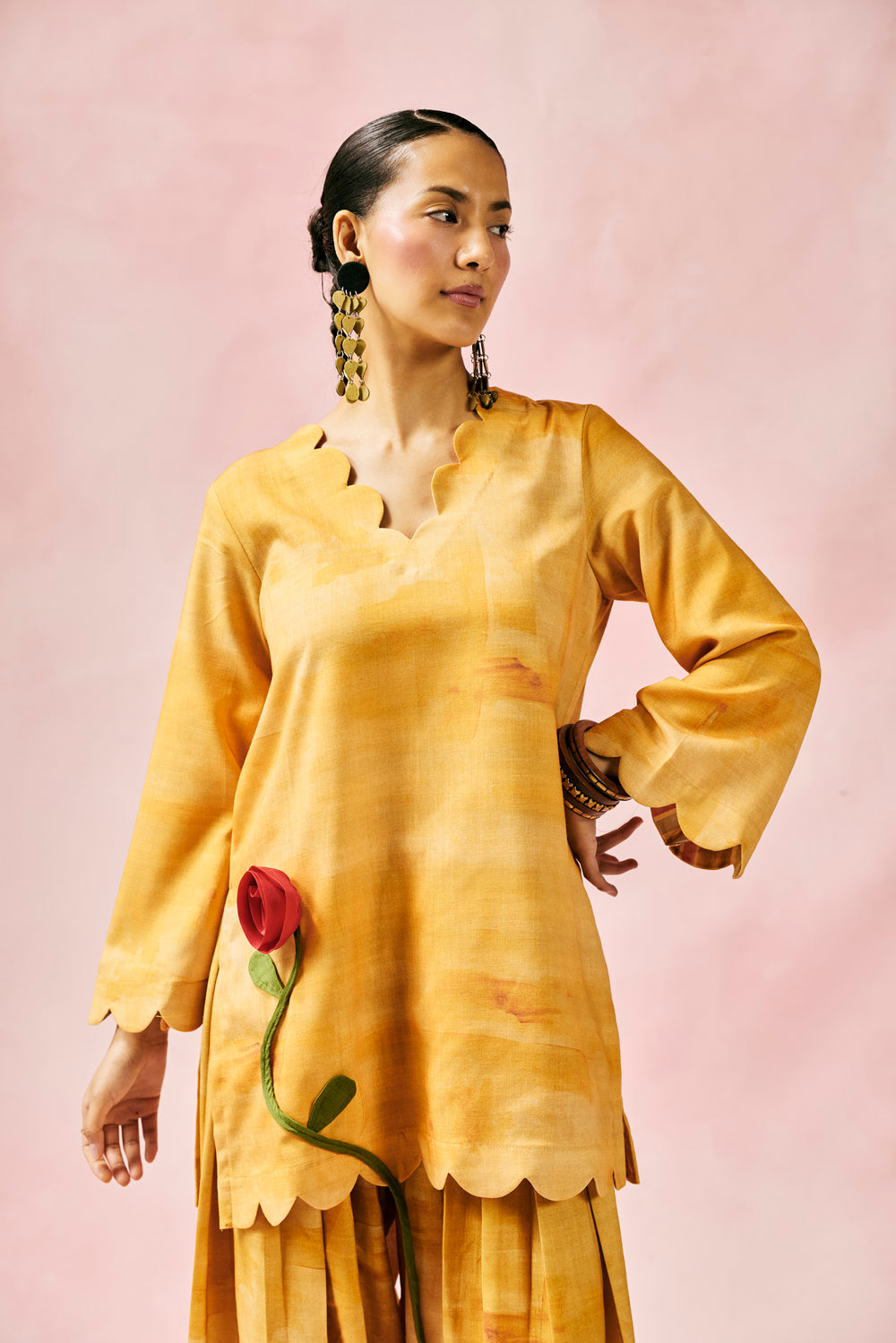Saffron Rose Set