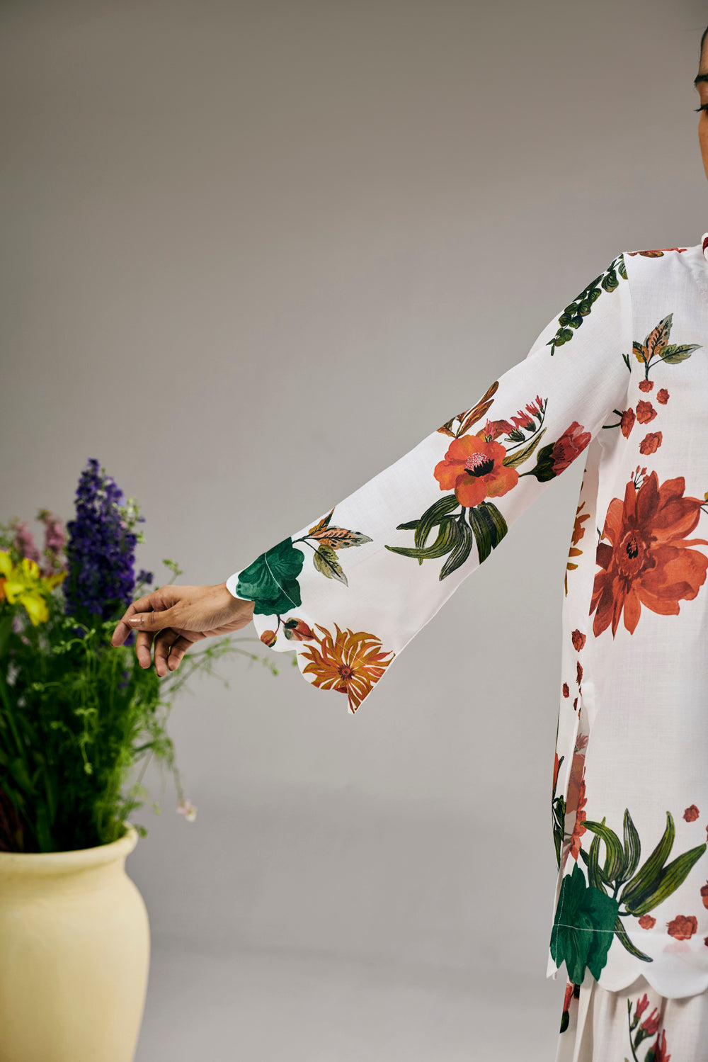 Moon Petal Jaal Kurta Set