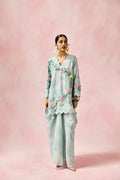 Blue Blossom Kurta Set