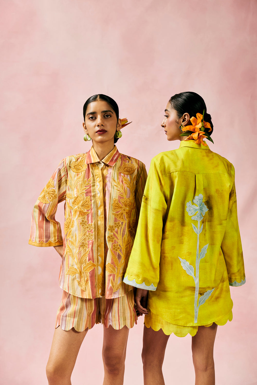 Saffron Appliqué Co-ord Set