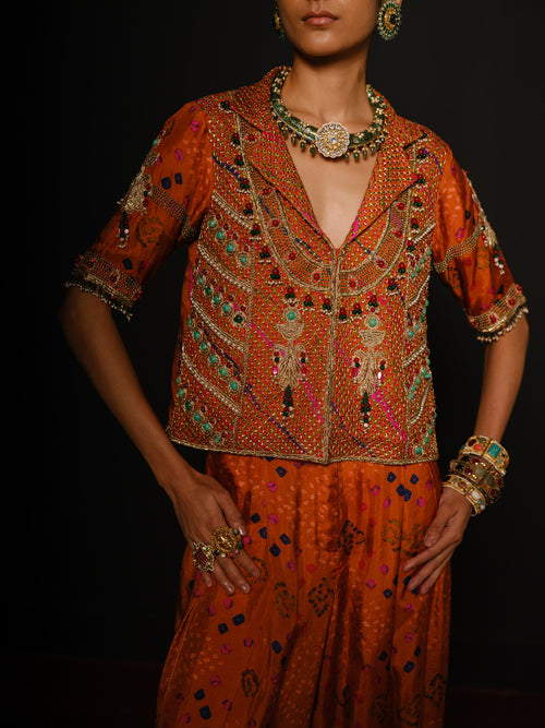 Blazer Set - Orange