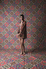 Load image into Gallery viewer, Brown checks - Shirt + Bustier + Shorts
