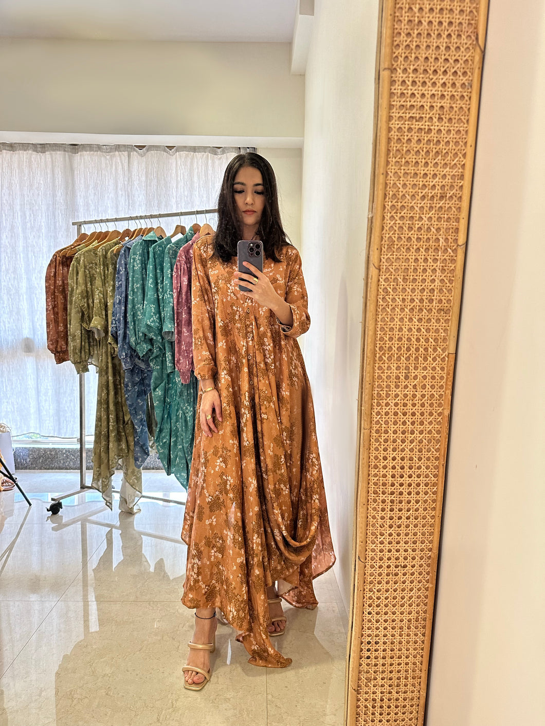 Sepia - Draped Maxi