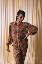 Load image into Gallery viewer, Brown - Puff Sleeve Shirt + Pants
