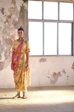 Load image into Gallery viewer, Sonam Luthria’s Famous Pant Saree - Beige/Pink
