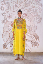 Load image into Gallery viewer, Kaftan Kurta + Pants - Yellow
