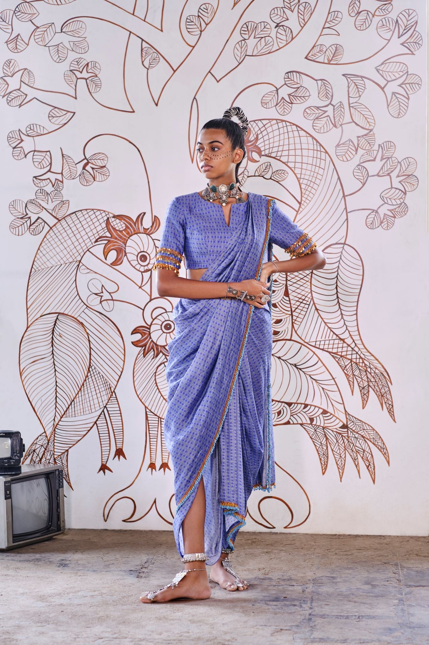 How To Style a Saree with Shirt White Shirt Like a Pro – Pure Elegance