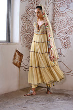 Load image into Gallery viewer, Tiered Anarkali - Beige
