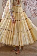 Load image into Gallery viewer, Tiered Anarkali - Beige
