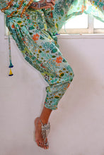 Load image into Gallery viewer, Shirt kurta + cropped salwar - Aqua
