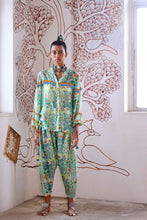 Load image into Gallery viewer, Shirt kurta + cropped salwar - Aqua
