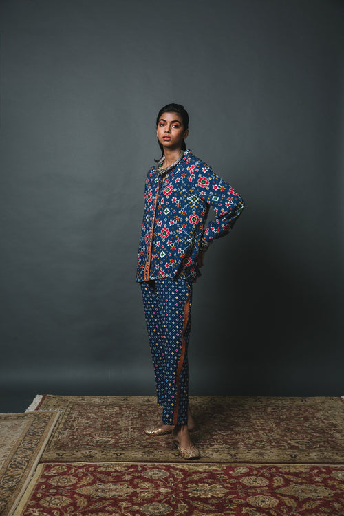 Blue Patola Shirt + Pants