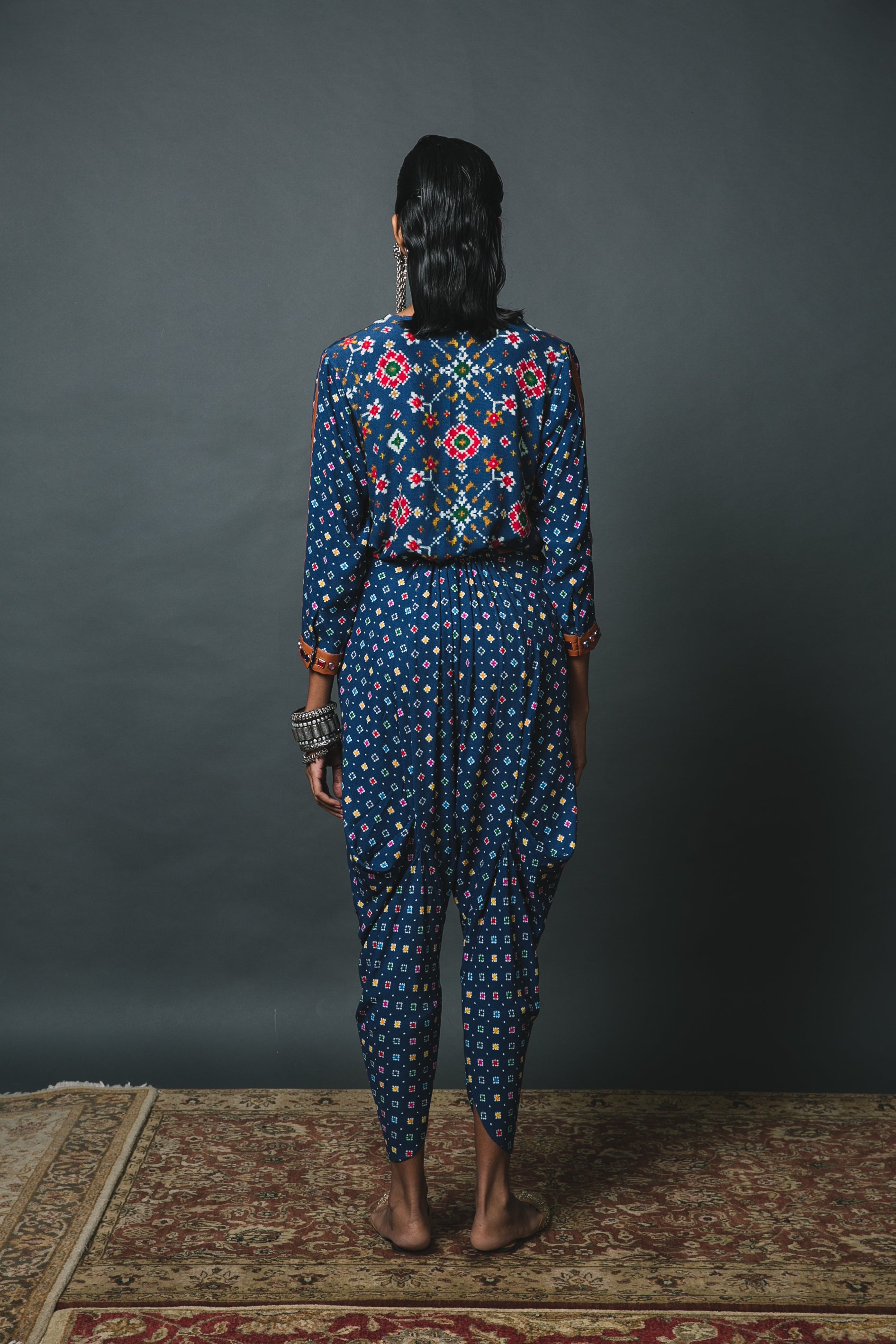 Blue Patola shirt + Polo Pants