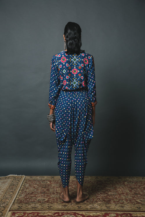 Blue Patola shirt + Polo Pants