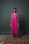 Pink Kaftan Kurta Set