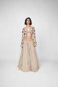 Ivory Skirt & Crop Top